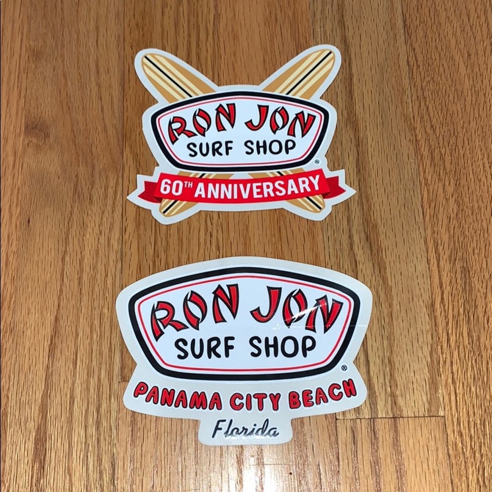 💎 I am selling 2 Ron Jon stickers.